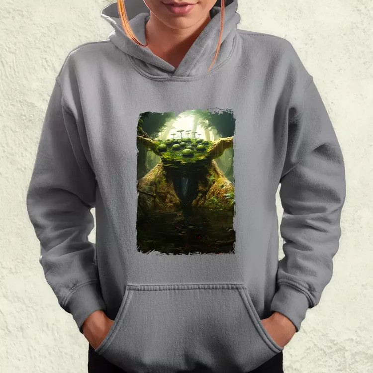 Pareidolia Yoda Dagobah fantázia v1 női pulóver
