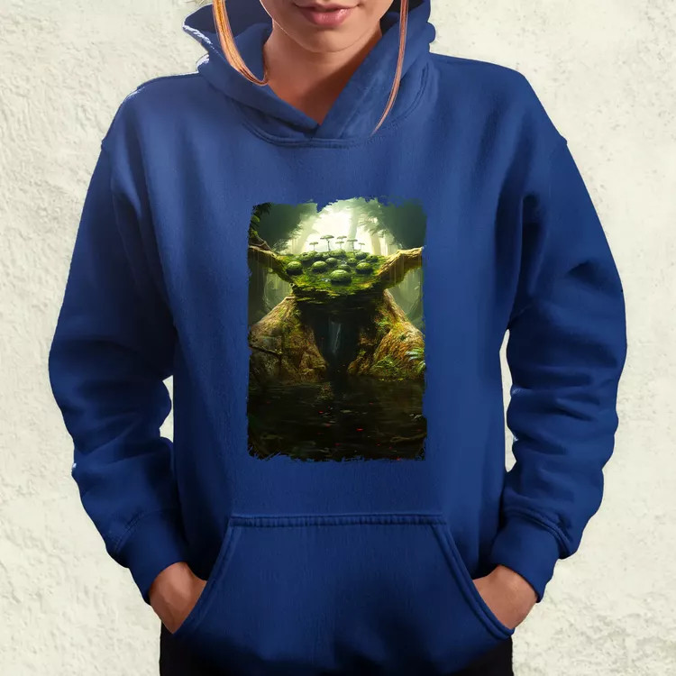 Pareidolia Yoda Dagobah fantázia v1 női pulóver