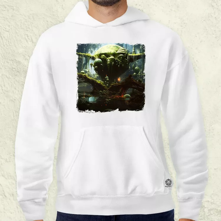 Pareidolia Yoda Dagobah fantázia v2 férfi pulóver