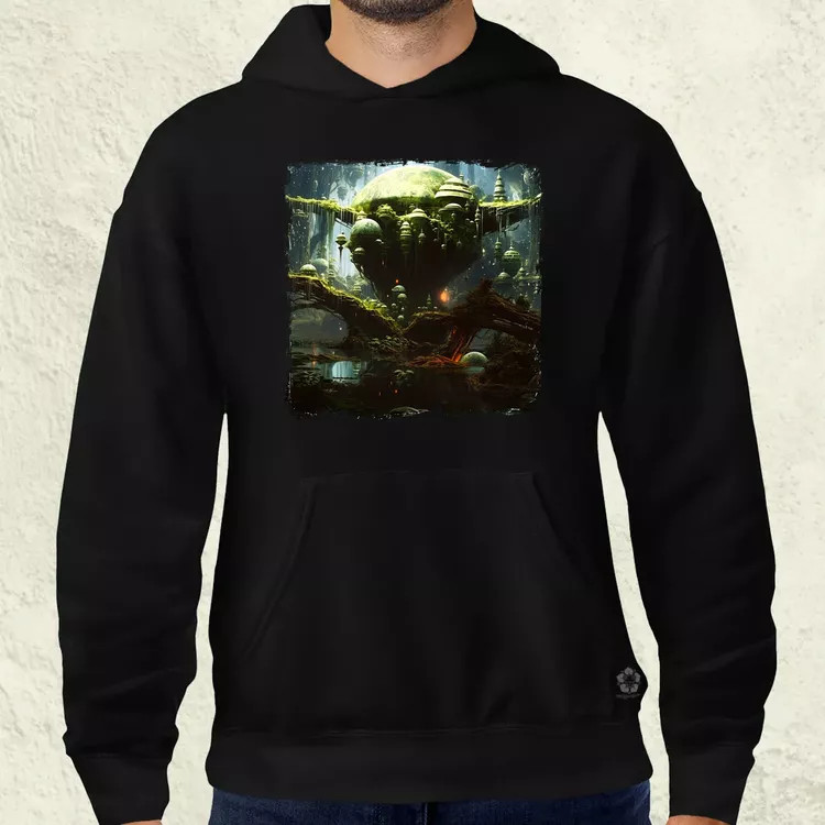 Pareidolia Yoda Dagobah fantázia v2 férfi pulóver