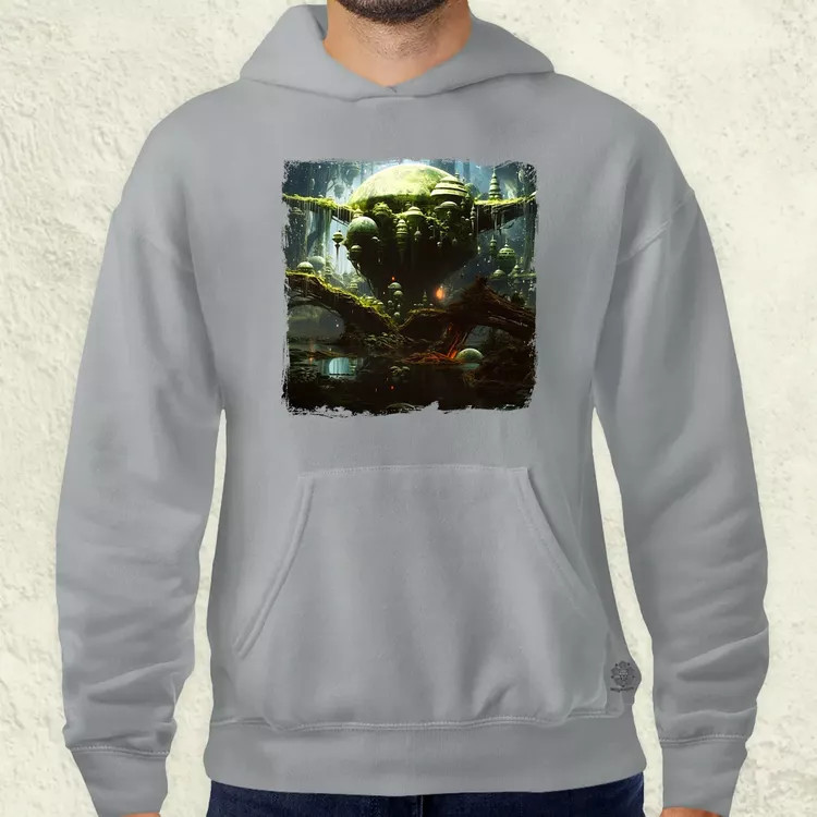 Pareidolia Yoda Dagobah fantázia v2 férfi pulóver