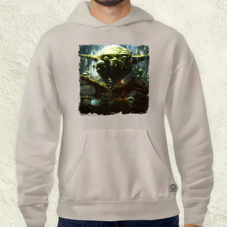 Pareidolia Yoda Dagobah fantázia v2 férfi pulóver