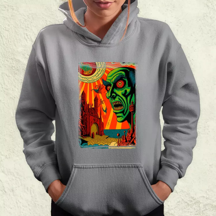 Basil Wolverton fanart v7 női pulóver