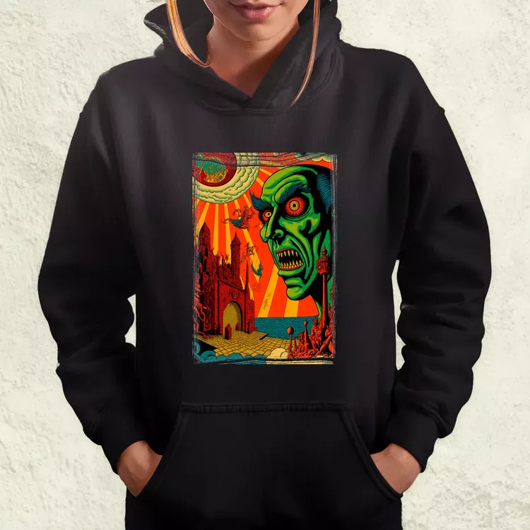 Basil Wolverton fanart v7 női pulóver