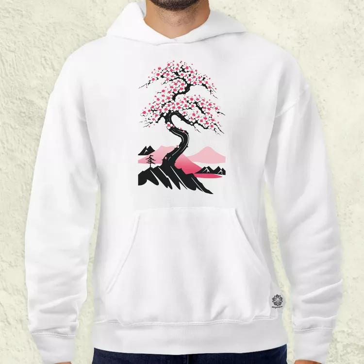 Minimalista sakura fa v4 férfi pulóver