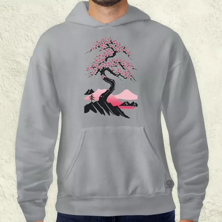 Minimalista sakura fa v4 férfi pulóver