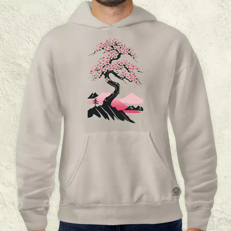 Minimalista sakura fa v4 férfi pulóver