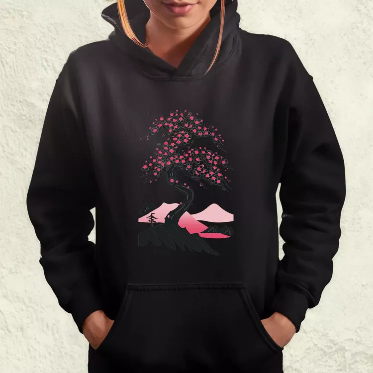 Minimalista sakura fa v4 női pulóver