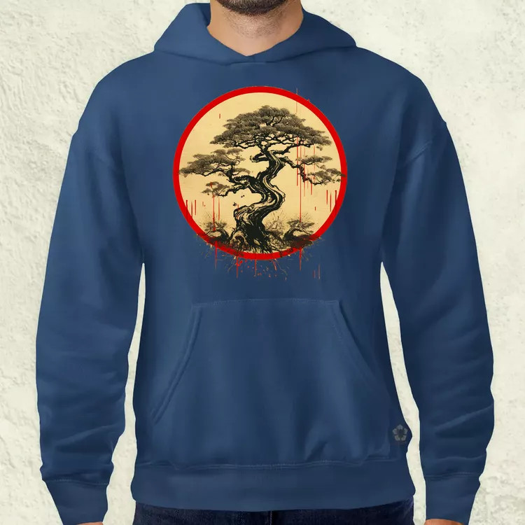 Ősi japán szimbólum v2 férfi pulóver