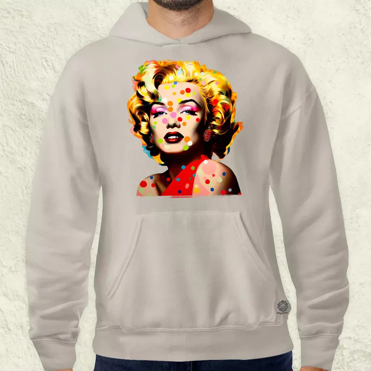 Pop art Marilyn Monroe v1 férfi pulóver