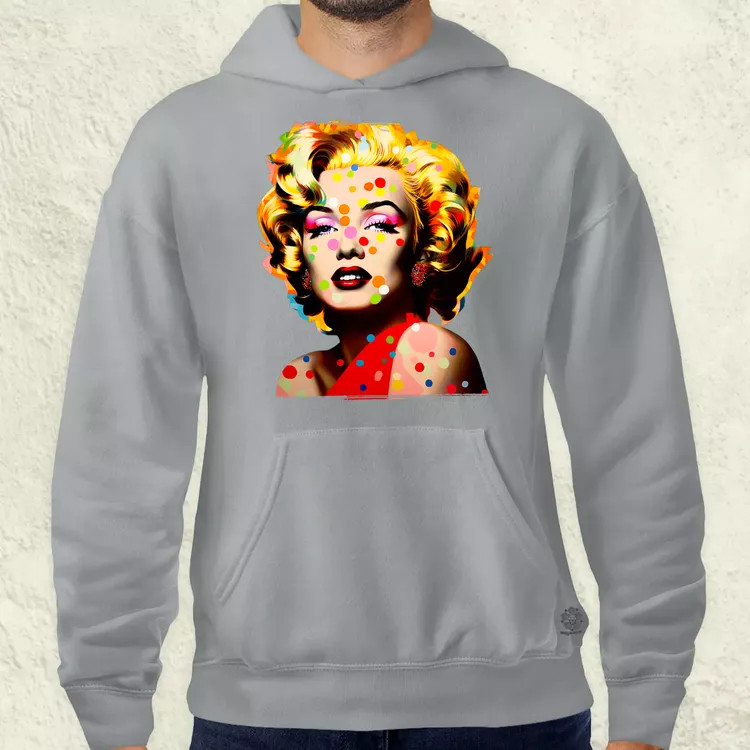 Pop art Marilyn Monroe v1 férfi pulóver