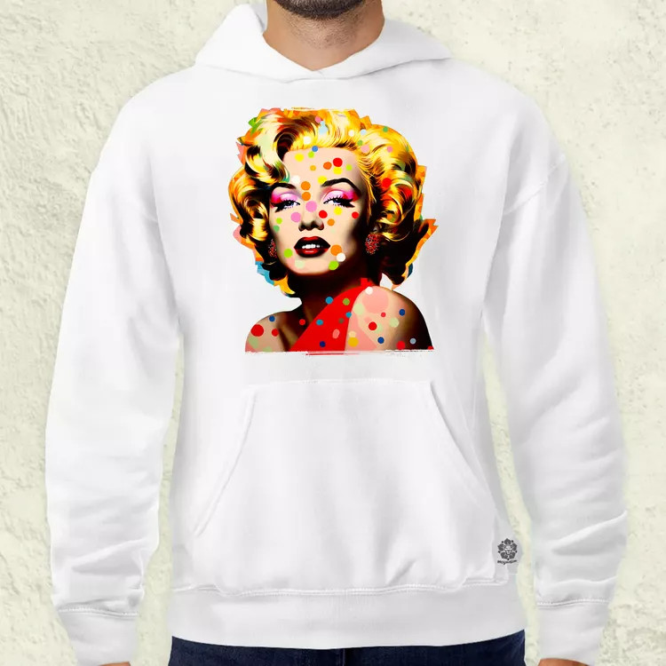 Pop art Marilyn Monroe v1 férfi pulóver