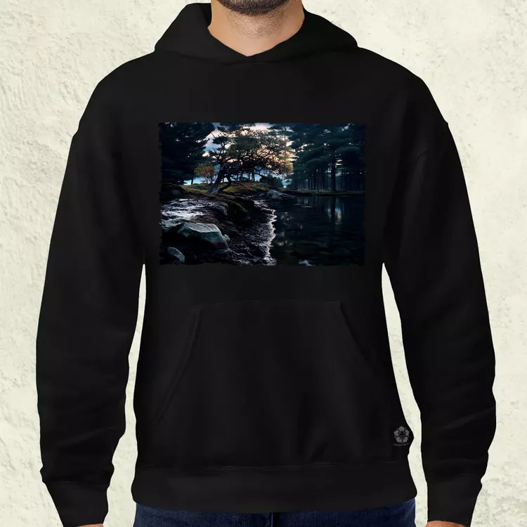 Pareidolia Ragnar skandináv táj fantázia v4 férfi pulóver
