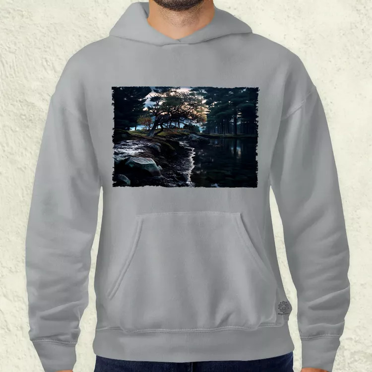 Pareidolia Ragnar skandináv táj fantázia v4 férfi pulóver