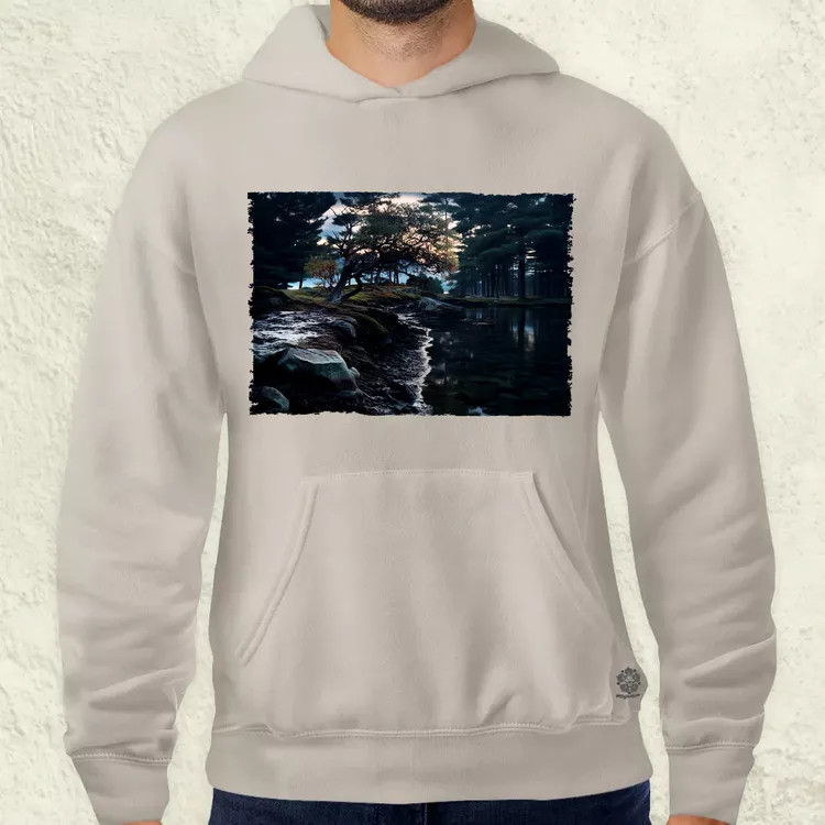Pareidolia Ragnar skandináv táj fantázia v4 férfi pulóver