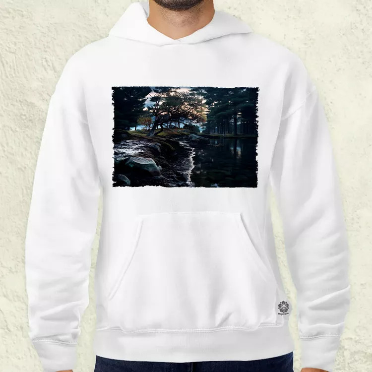 Pareidolia Ragnar skandináv táj fantázia v4 férfi pulóver