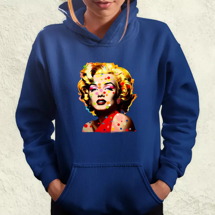 Pop art Marilyn Monroe v1 női pulóver