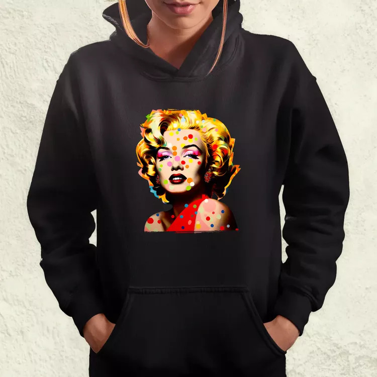 Pop art Marilyn Monroe v1 női pulóver