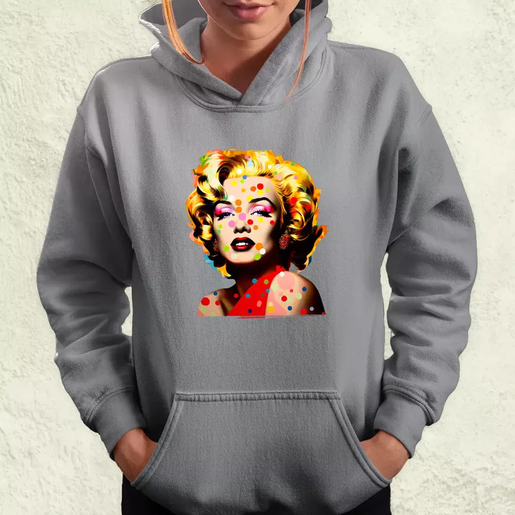 Pop art Marilyn Monroe v1 női pulóver