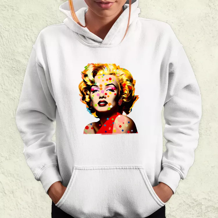Pop art Marilyn Monroe v1 női pulóver