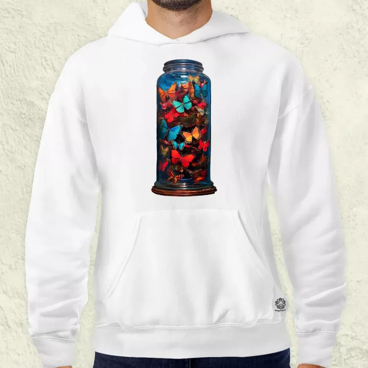 Pillangó fantázia v3 férfi pulóver