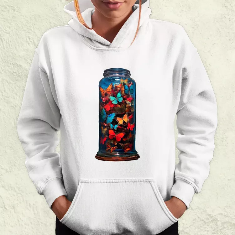 Pillangó fantázia v3 női pulóver