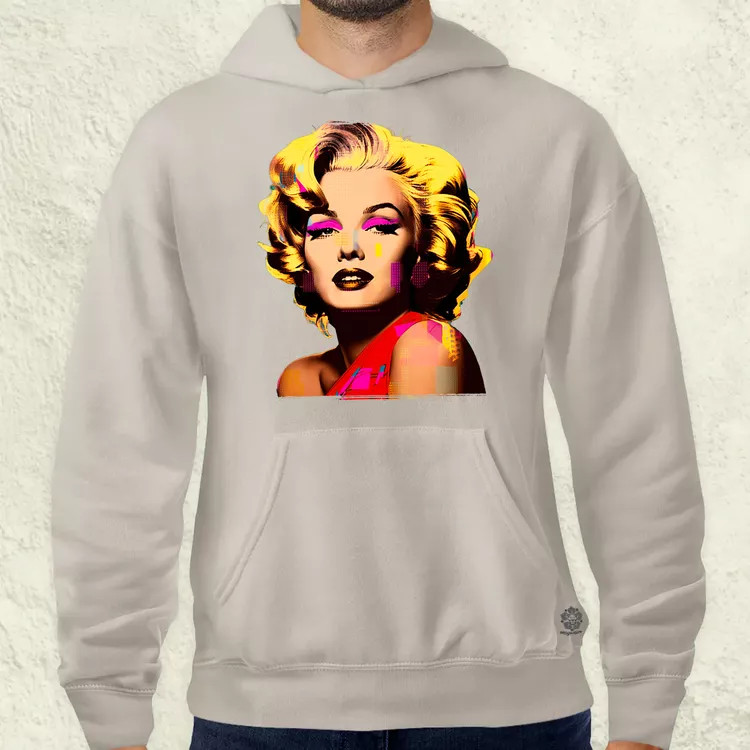 Pop art Marilyn Monroe v2 férfi pulóver