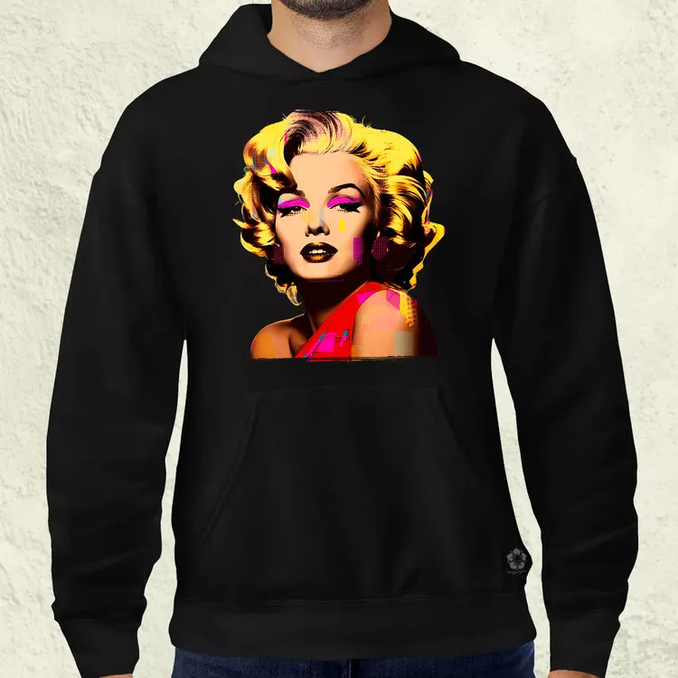 Pop art Marilyn Monroe v2 férfi pulóver