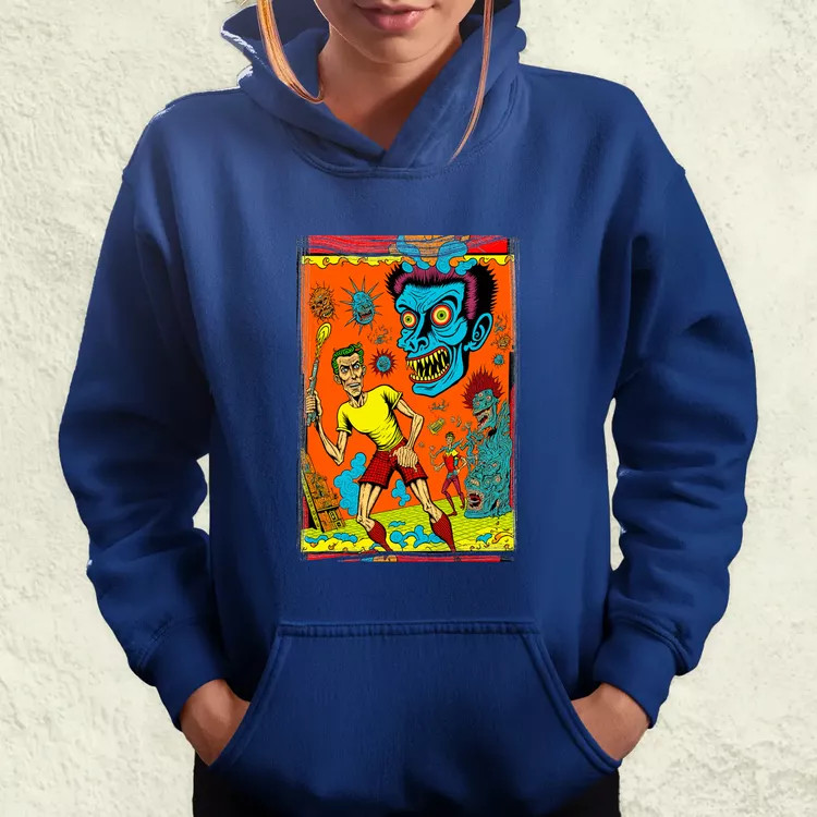 Basil Wolverton fanart v8 női pulóver
