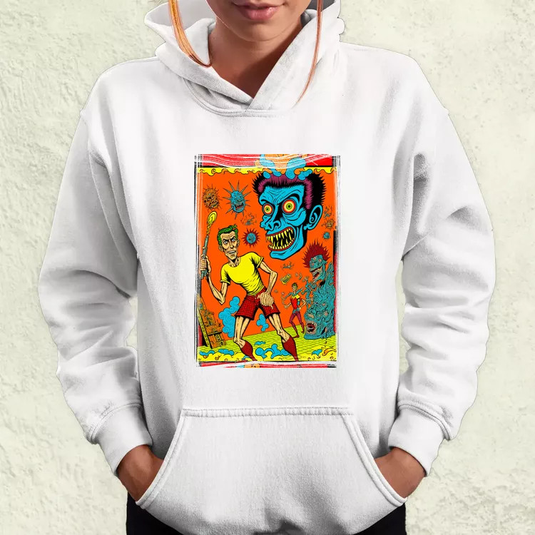 Basil Wolverton fanart v8 női pulóver