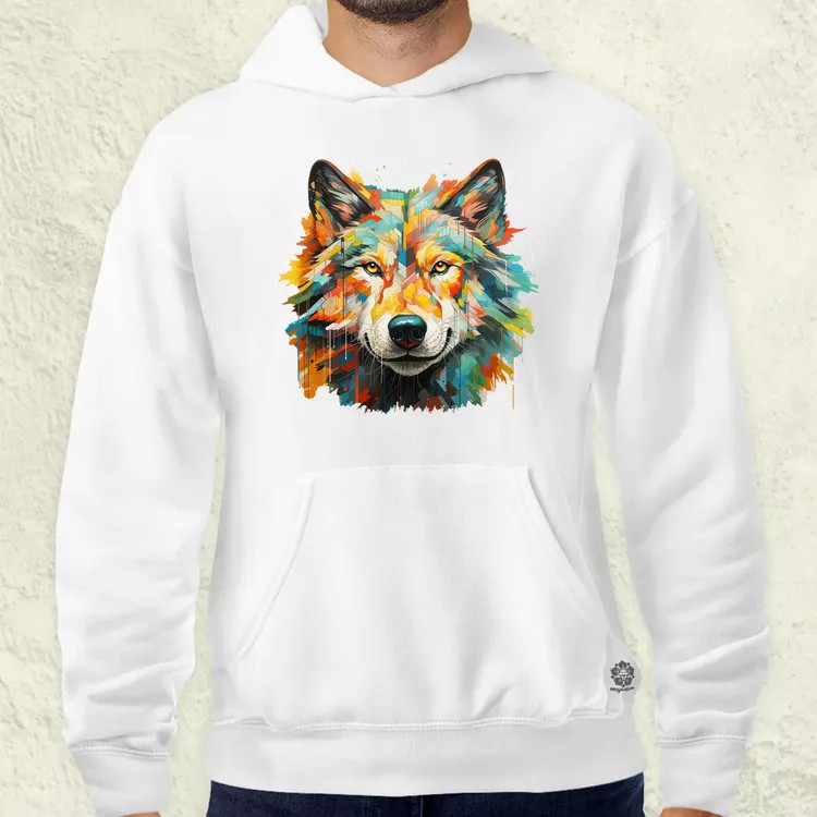 Pop art farkas v2 férfi pulóver