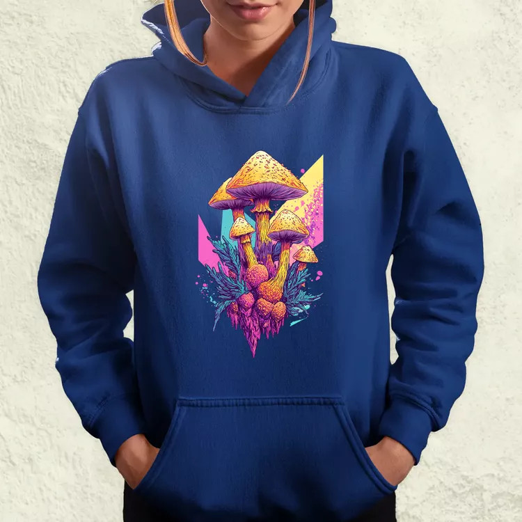 Pszichedelikus varázsgomba v15 női pulóver