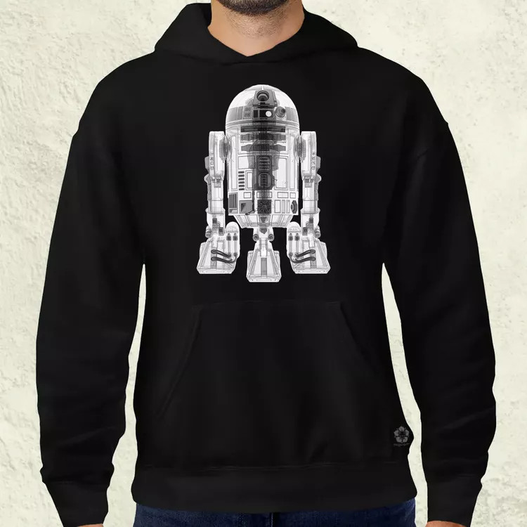 R2-D2 röntgen v3 férfi pulóver
