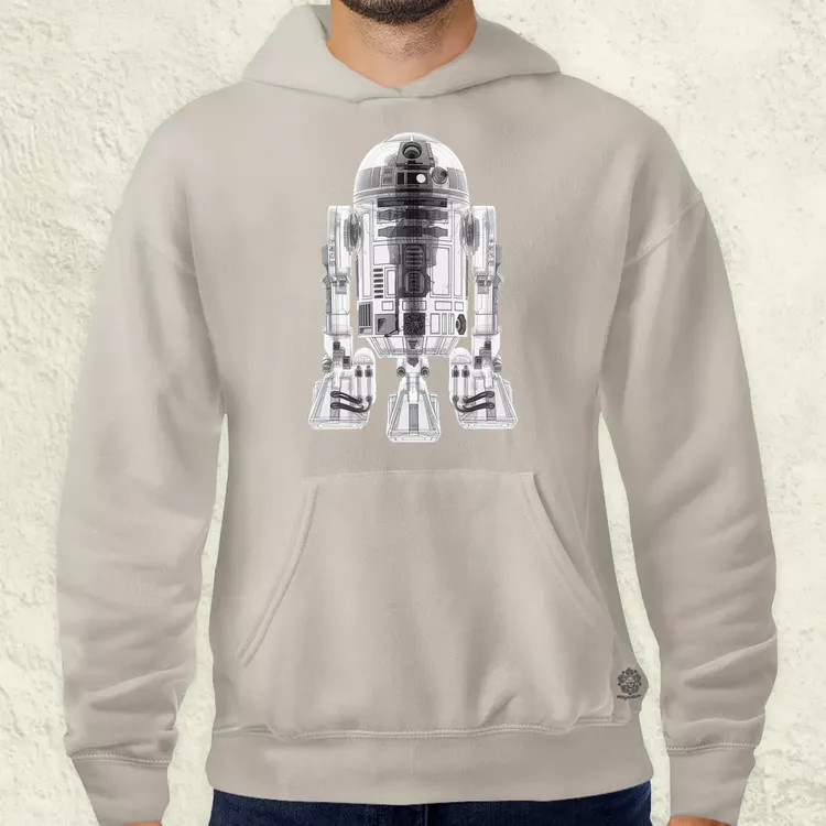 R2-D2 röntgen v3 férfi pulóver