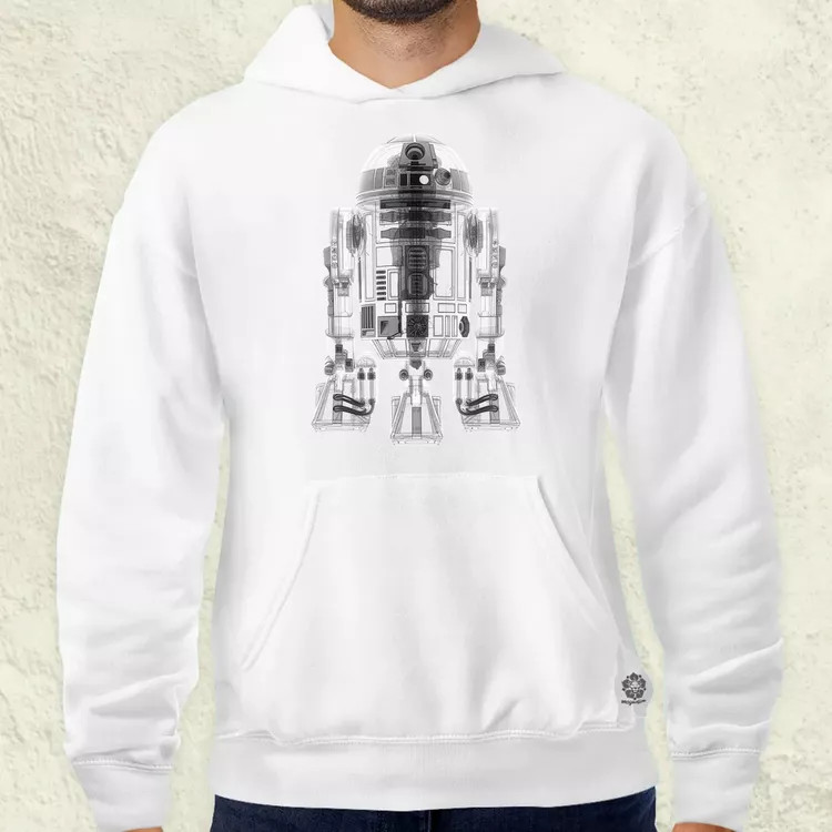 R2-D2 röntgen v3 férfi pulóver