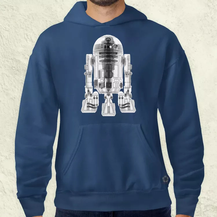 R2-D2 röntgen v3 férfi pulóver