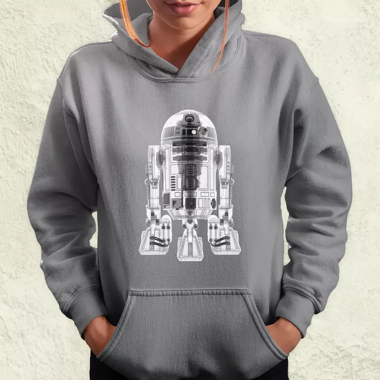 R2-D2 röntgen v3 női pulóver