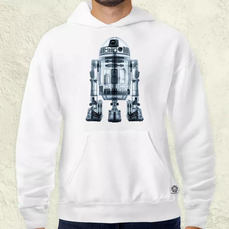R2-D2 röntgen v4 férfi pulóver