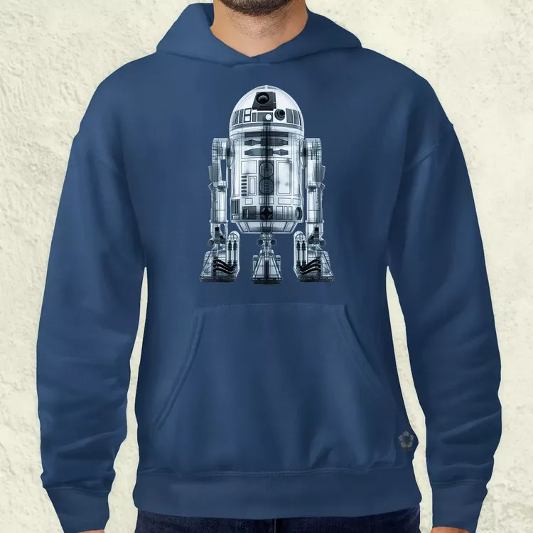 R2-D2 röntgen v4 férfi pulóver