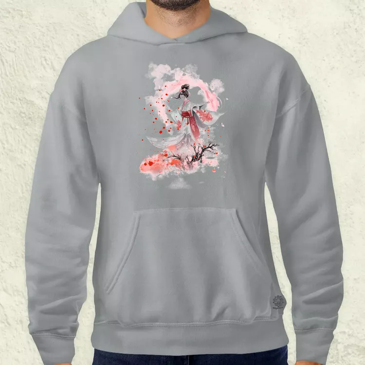 Sakura fröccsenés v4 férfi pulóver
