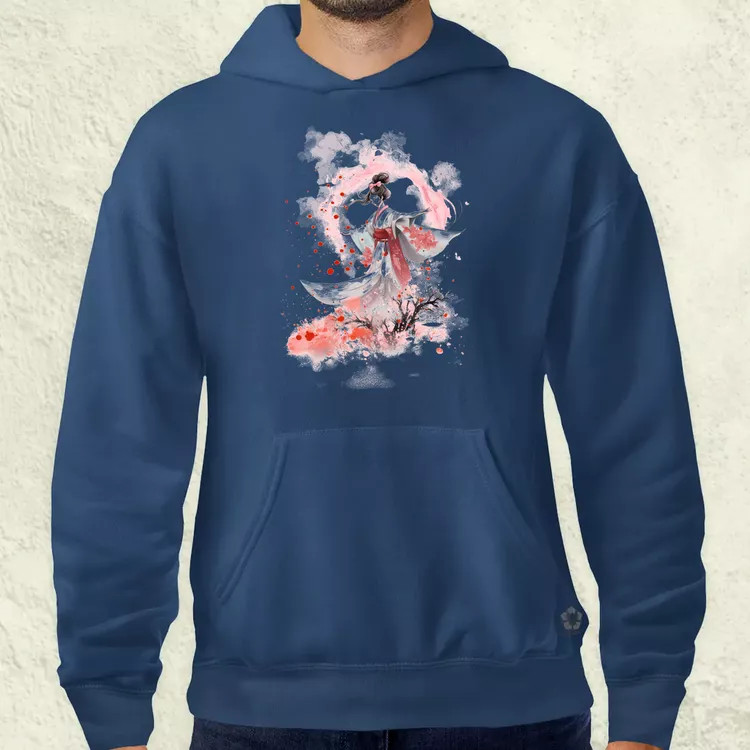 Sakura fröccsenés v4 férfi pulóver