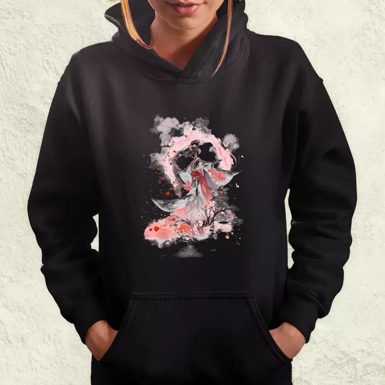Sakura fröccsenés v4 női pulóver
