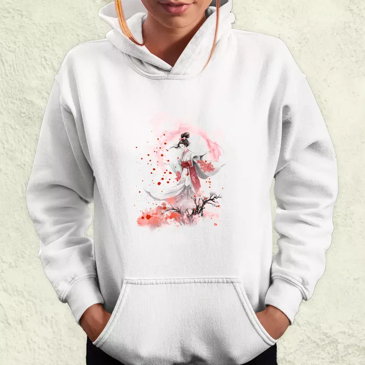 Sakura fröccsenés v4 női pulóver