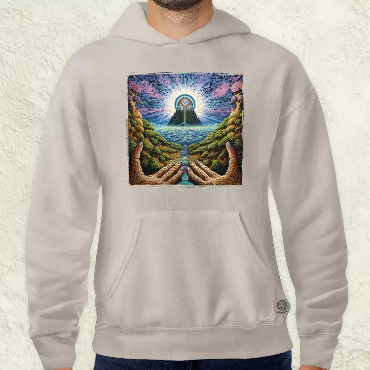 Spirituális ébredés v1 férfi pulóver