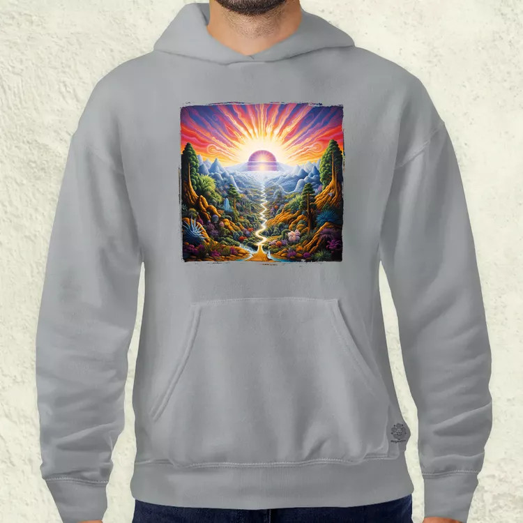 Spirituális ébredés v2 férfi pulóver
