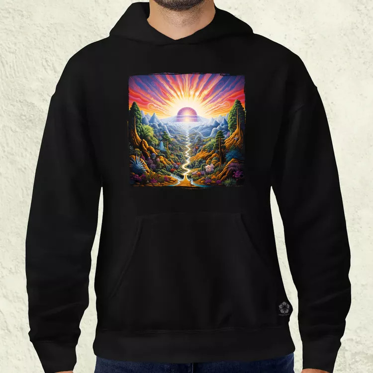 Spirituális ébredés v2 férfi pulóver