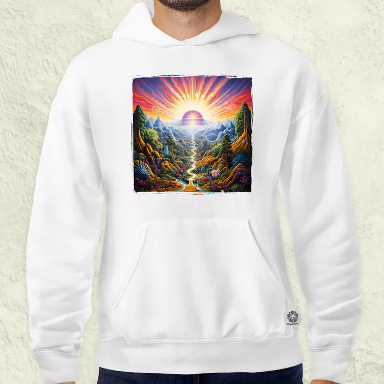 Spirituális ébredés v2 férfi pulóver