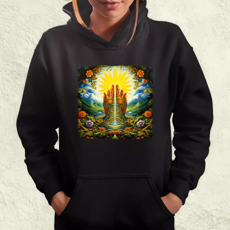Spirituális ébredés v5 női pulóver