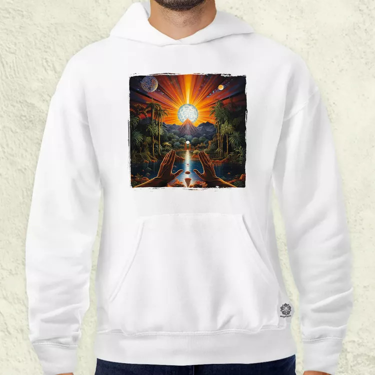 Spirituális ébredés v8 férfi pulóver