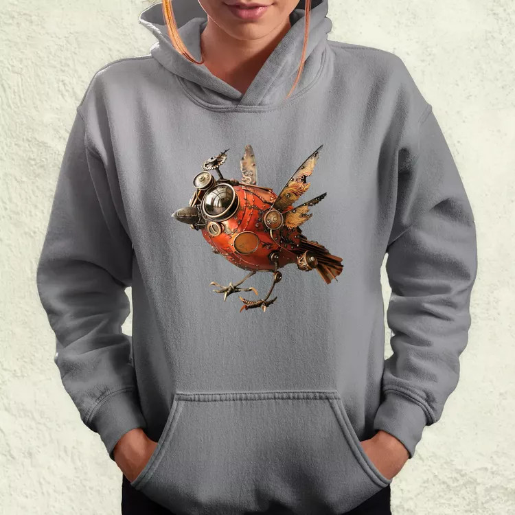 Steampunk madár v1 női pulóver